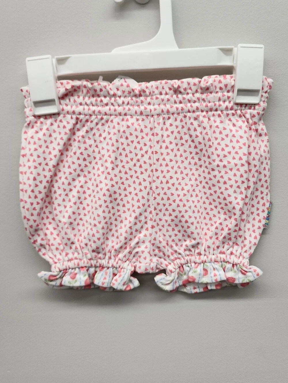 Vintage Gymboree Layette Baby Girl Heart Print Bloomers NWT 0-3 Months